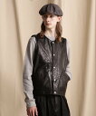 Schott GOAT LEATHER VEST/ゴートレザー ベスト ショット ジャケット アウター ライダースジャケット ブラック【送料無料】