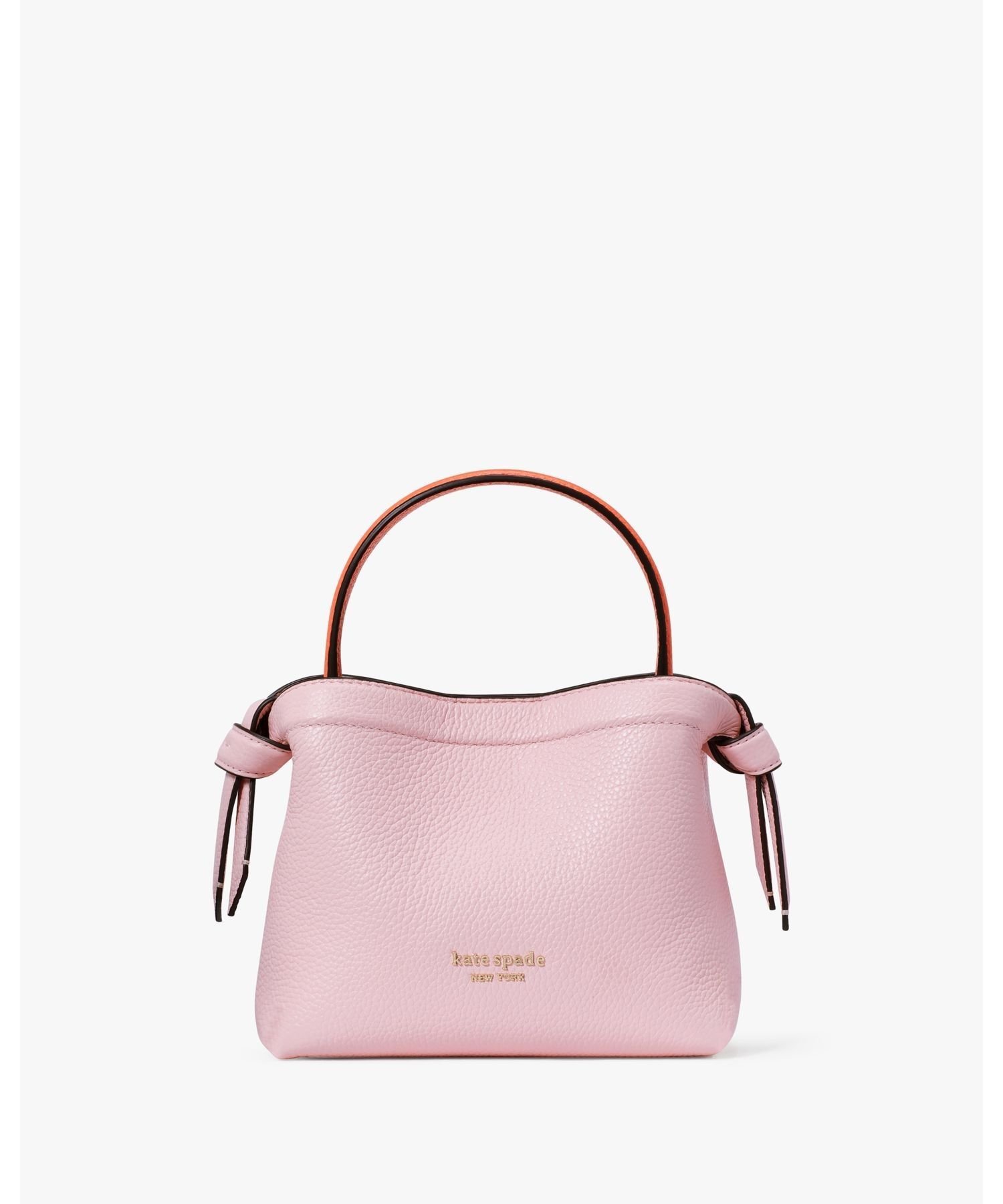 kate spade new york ノット カラーブロックド ミニ クロスボディ トート ケイトスペードニューヨーク バッグ トートバッグ ピンク【送料無料】