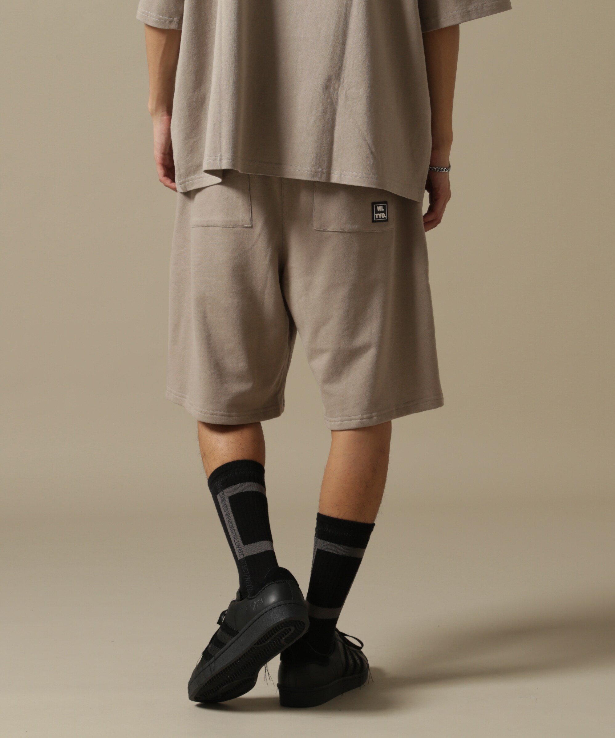 LHP WEB&DEPOT限定/WHITELAND/ホワイトランド/OWL/MINI SILICON SWT SHORTS/スウェットショーツ エルエイチピー パンツ その他のパンツ ホワイト カーキグリーン ブラック