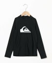 【SALE/40%OFF】QUIKSILVER (K)ALL TIME LR YOUTH クイックシルバー 水着・スイムグッズ ラッシュガード ホワイト ブラッ...