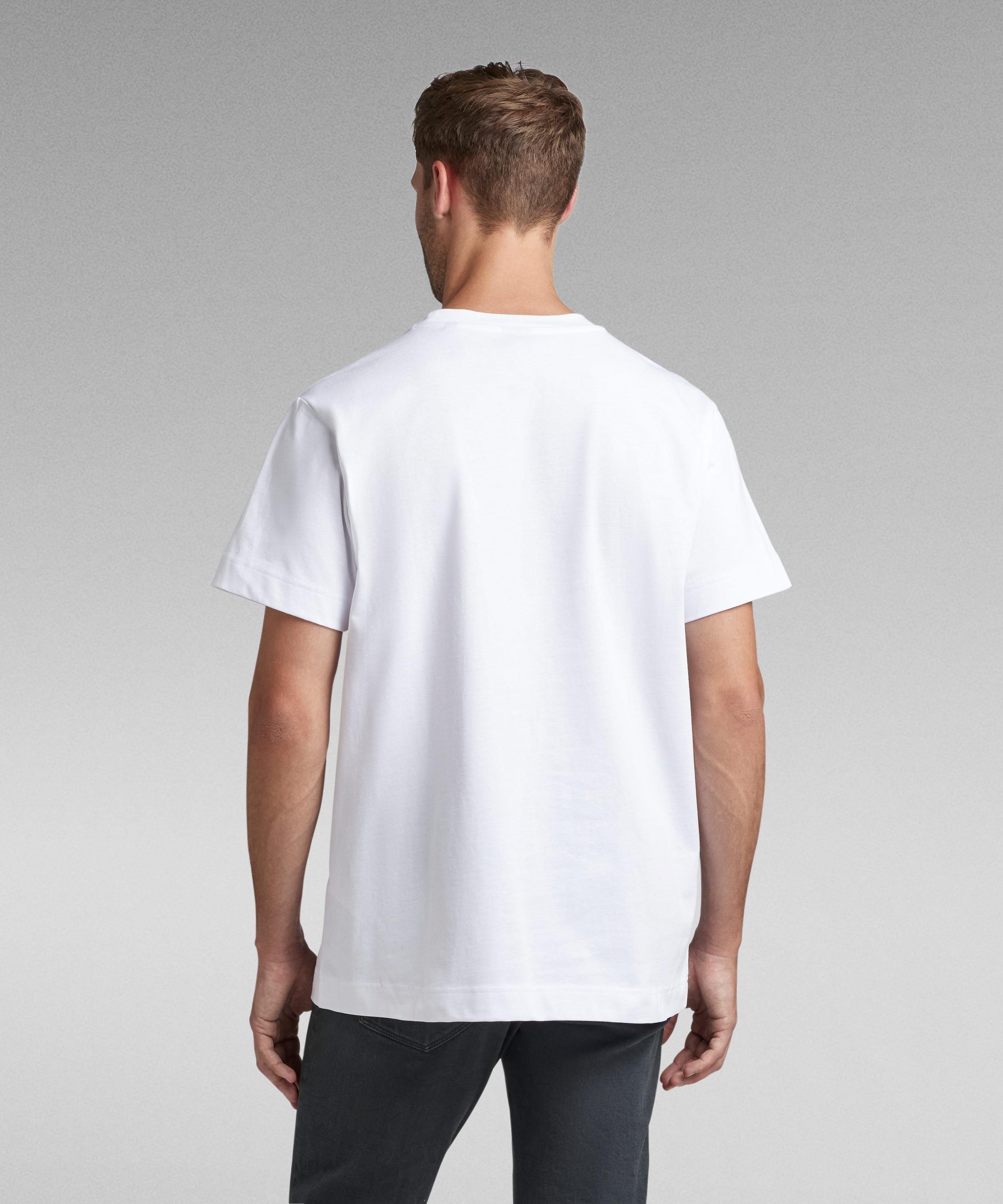 【公式ショップ】ESSENTIAL LOOSE T-SHIRT/ベーシックルーズT ジースターロゥ トップス カットソー・Tシャツ ホワイト