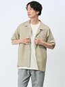 【SALE/52%OFF】TAKA-Q 軽量シアー オープンカラー半袖シャツ メンズ Tシャツ カットソー カジュアル インナー トップス ギフト プレゼント ...