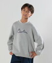 【SALE/30%OFF】SHOO・LA・RUE 【110-140cm/男女兼用】スウェットライクロゴニット シューラルー トップス ニット ブルー ブラック ...
