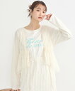 【SALE/45%OFF】earth music&ecology チュールドロストギャザーベスト アースミュージック&エコロジー トップス ベスト・ジレ ホワイ...