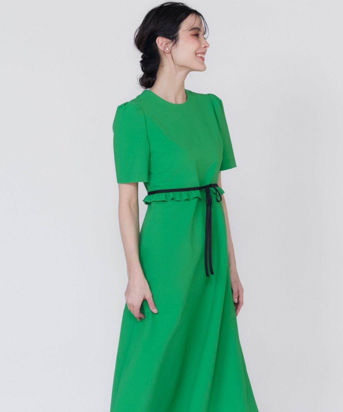 【SALE／50%OFF】Maglie par ef-de ウエストフリルワンピース マーリエ ル カセット ワンピース・ドレ..