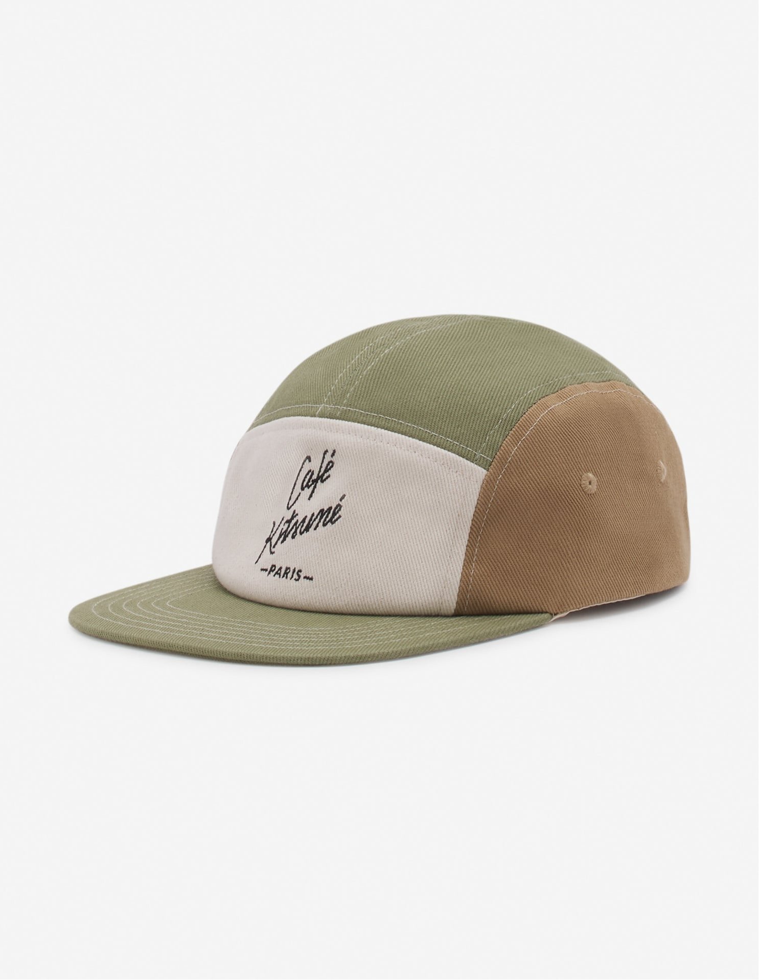 【SALE／40%OFF】Maison Kitsune 【公式】Maison Kitsune CAFE KITSUNE COLORBLOCK 5P CAP メゾン キツネ アーカイブス 帽子 キャップ【送料無料】