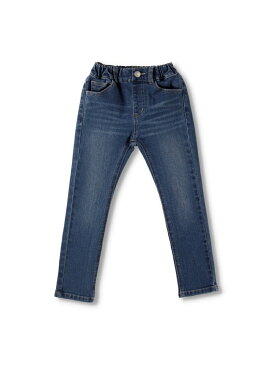 【SALE/52%OFF】branshes プレミアムストレッチデニムスキニーパンツ ブランシェス パンツ/ジーンズ フルレングス ブルー ホワイト ネイビー