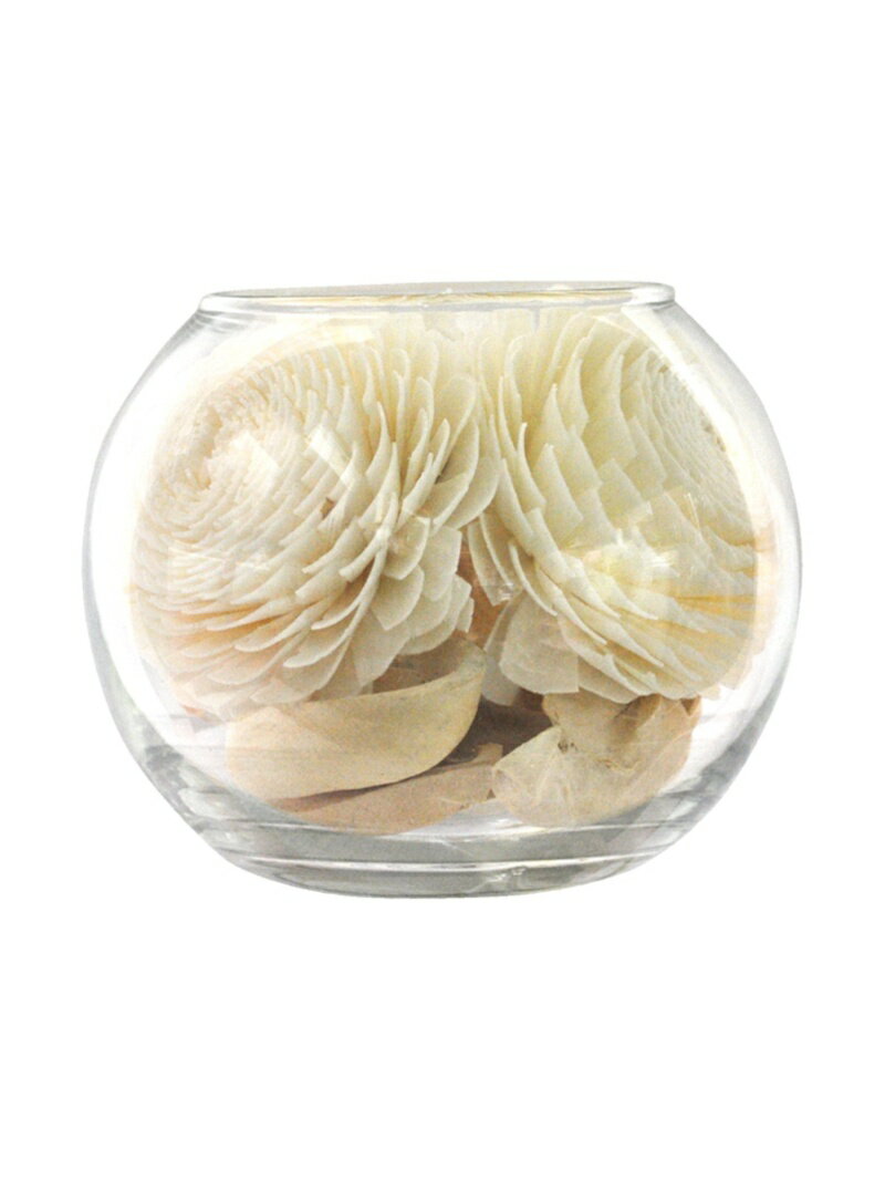 【SALE／25%OFF】LBC with Life ソラ フラワーグラスボウル エルビーシー インテリア・生活雑貨 ディフューザー・お香・アロマオイル・キャンドル ホワイト レッドのサムネイル