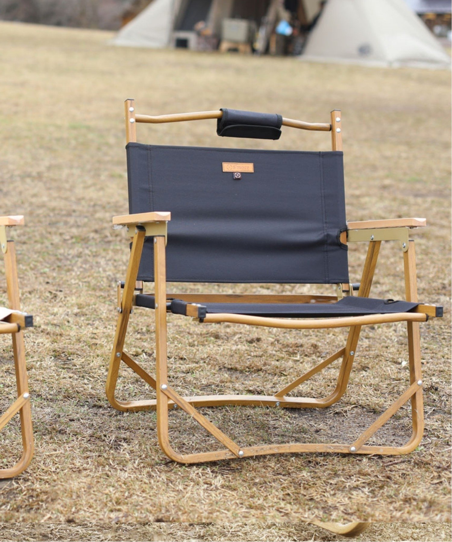 S 039 more S 039 more/(U)【 Alumi Folding Armchair】折り畳みアルミフレームチェア アイモハ スポーツ アウトドア用品 アウトドア レジャー キャンプ用品 ブラック ベージュ【送料無料】