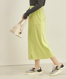 【SALE／40%OFF】SHIPS WOMEN ＜手洗い可能＞ハイストレッチ カラー タイト スカート シップス スカート ロング・マキシスカート イエロー ブラウン グレー ブルー【送料無料】