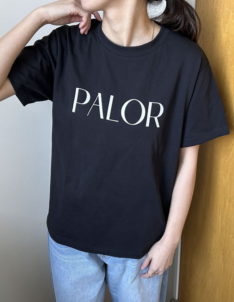 Re:EDIT ラバープリントロゴTシャツ リエディ トップス カットソー・Tシャツ ブラック ホワイト stylife-15052415 Rakuten Fashion サンプル画像3