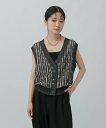 【SALE/20%OFF】LEPSIM 12ゲージフリンジベスト レプシィム トップス ベスト・ジレ イエロー ブラウン ブラック【送料無料】
