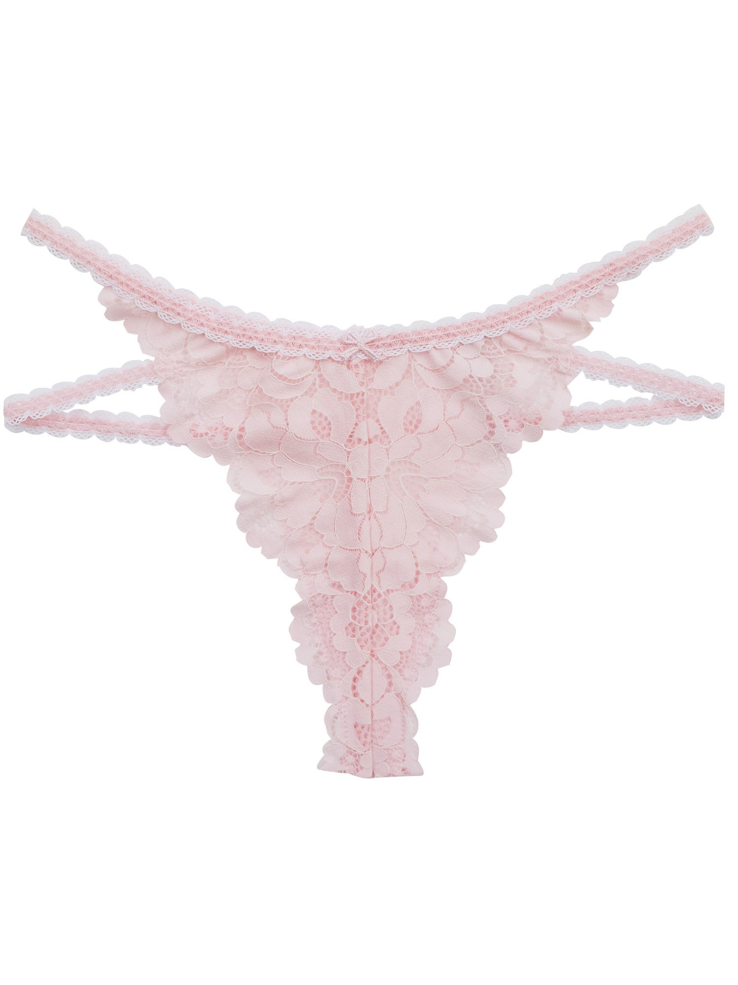 ANNEBRA Rosy ダブルストリングレースソング アンブラ インナー・ルームウェア ショーツ イエロー ピンク