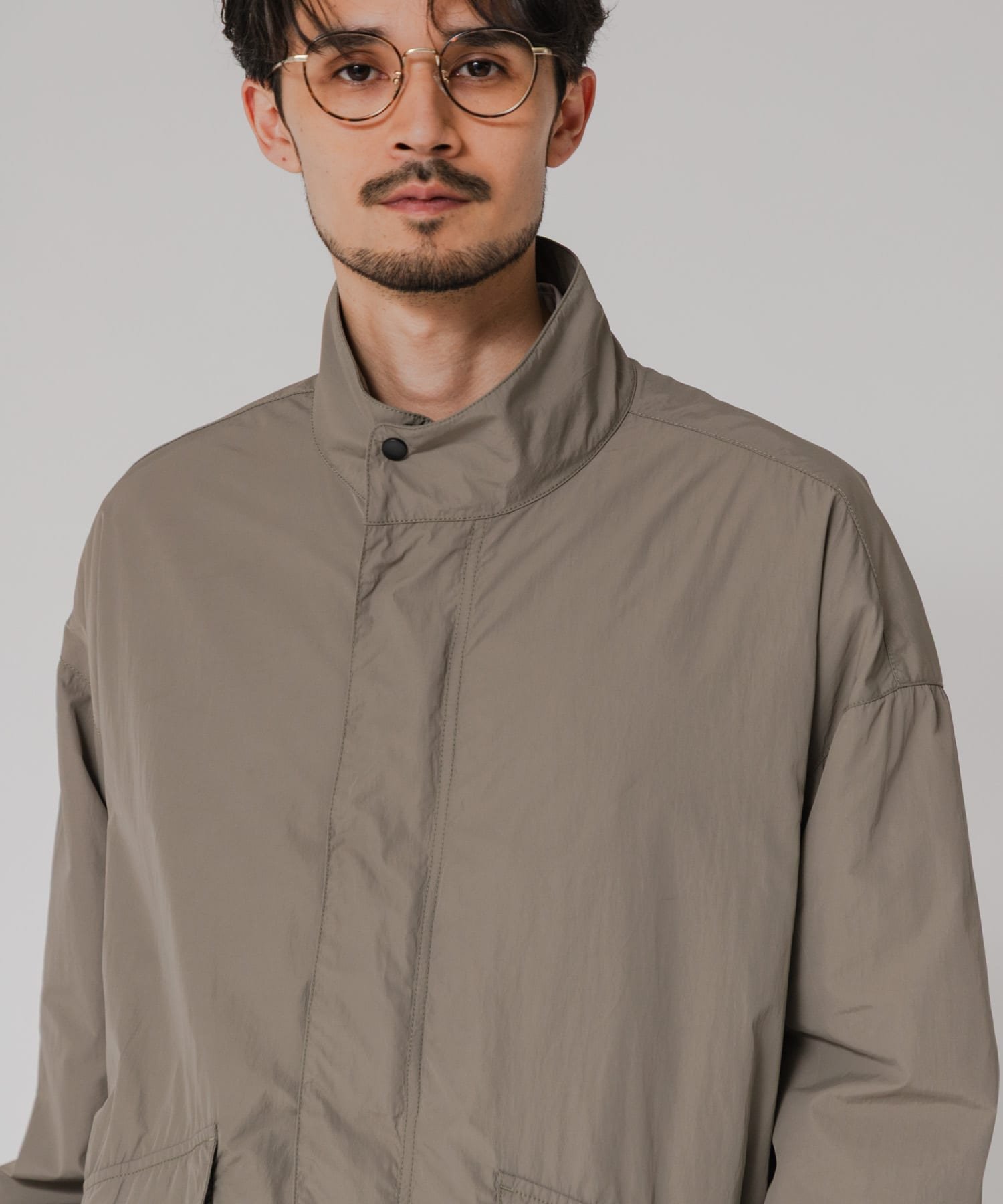 URBAN RESEARCH NYLON SHORT MODS BLOUSON アーバンリサーチ ジャケット・アウター ナイロンジャケット ブラック グレー【送料無料】