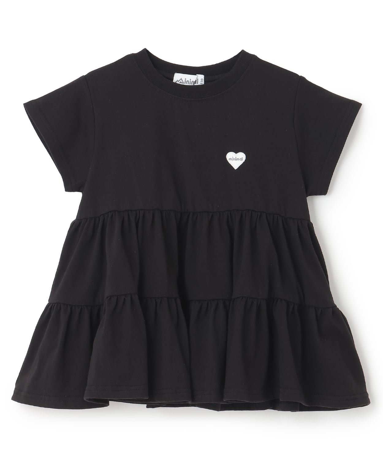 【SALE／20%OFF】MINIMAL 【綿100%】半袖ティアードチュニック ナルミヤオンライン...