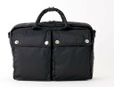 MACKINTOSH 公式【MACKINTOSH×PORTER】 2WAY BRIEFCASE マッキントッシュ バッグ ショルダーバッグ ブラック カーキグリ...
