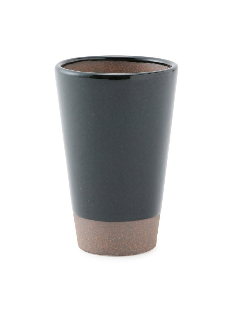 SALON adam et rope' 【かもしか道具店】陶のビアカップ サロン アダム エ ロペ 食器・調理器具・キッチン用品 その他の食器・調理器具・キッチン用品 ブラック ネイビー ホワイト グレー