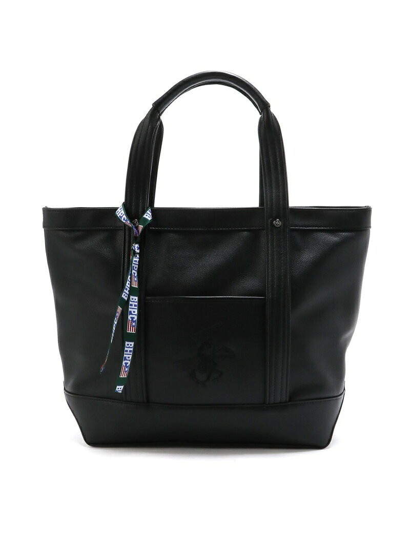 BEVERLY HILLS POLO CLUB/ポロPUトートバッグ BH2008N セットアップセブン バッグ トートバッグ ピンク グレー ブラック ブラウン