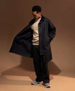 URBAN RESEARCH BUYERS SELECT 『別注』workahoLC Barbour EXMOOR COAT ユーアールビーエス ジャケット アウター ステンカラーコート ネイビー ベージュ【送料無料】