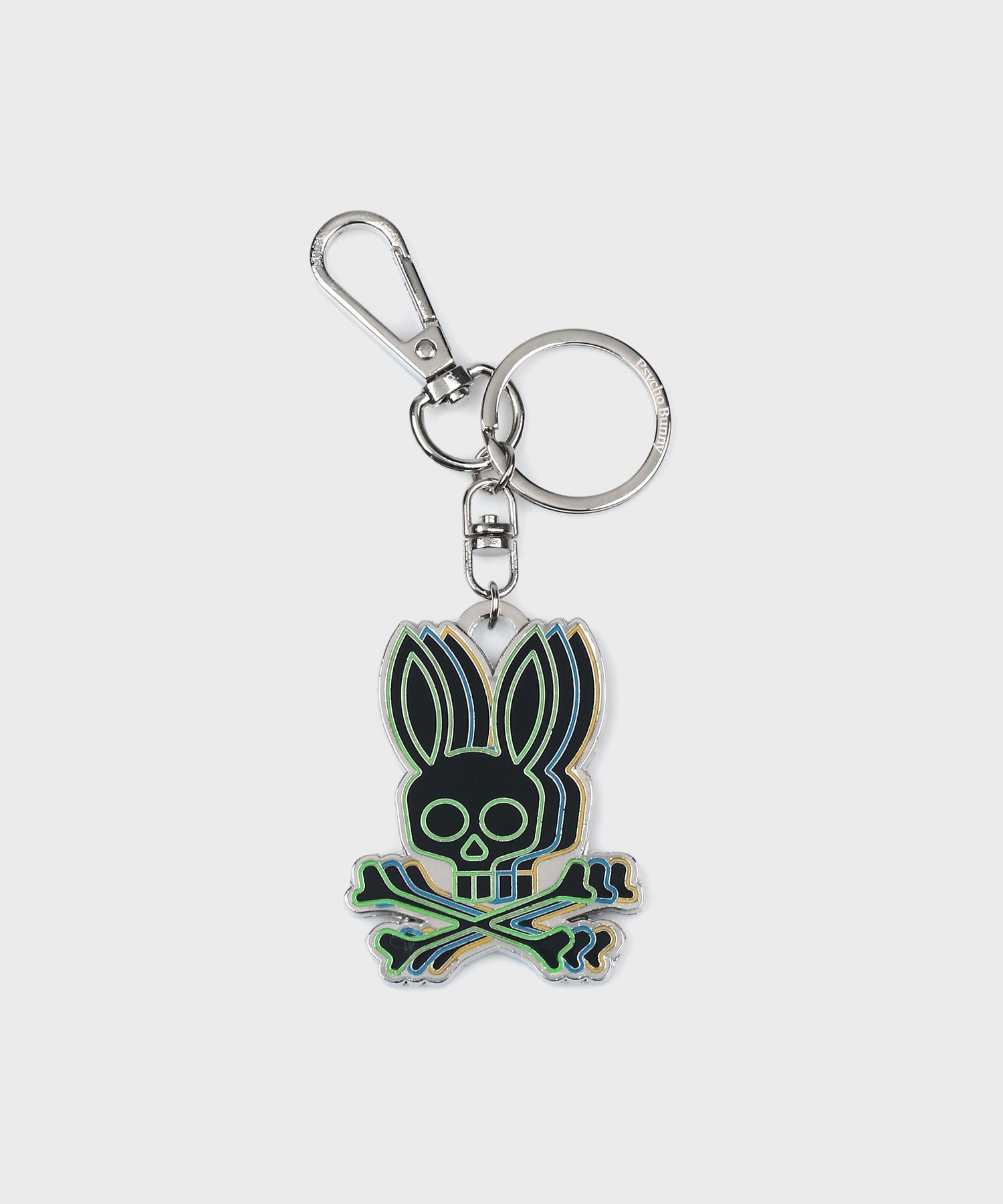 Psycho Bunny バニーモチーフ マルチカラー キーリング サイコバニー ファッション雑貨 その他のファッション雑貨 イエロー【送料無料】