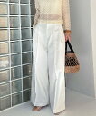 【SALE/50%OFF】DOUX ARCHIVES センターシーム2タックワイドパンツ ドゥアルシーヴ パンツ その他のパンツ グレー ブラック ホワイト【送...