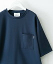 Sonny Label ポンチポケット付ショートスリーブTシャツ サニーレーベル トップス カットソー・Tシャツ ホワイト ネイビー グレー ブラック オレンジ