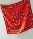 Whim Gazette 【le scarf】ペイズリーシルクスカーフ ウィム ガゼット ファッション雑貨 スカーフ・バンダナ レッド ネイビー【送料無料】