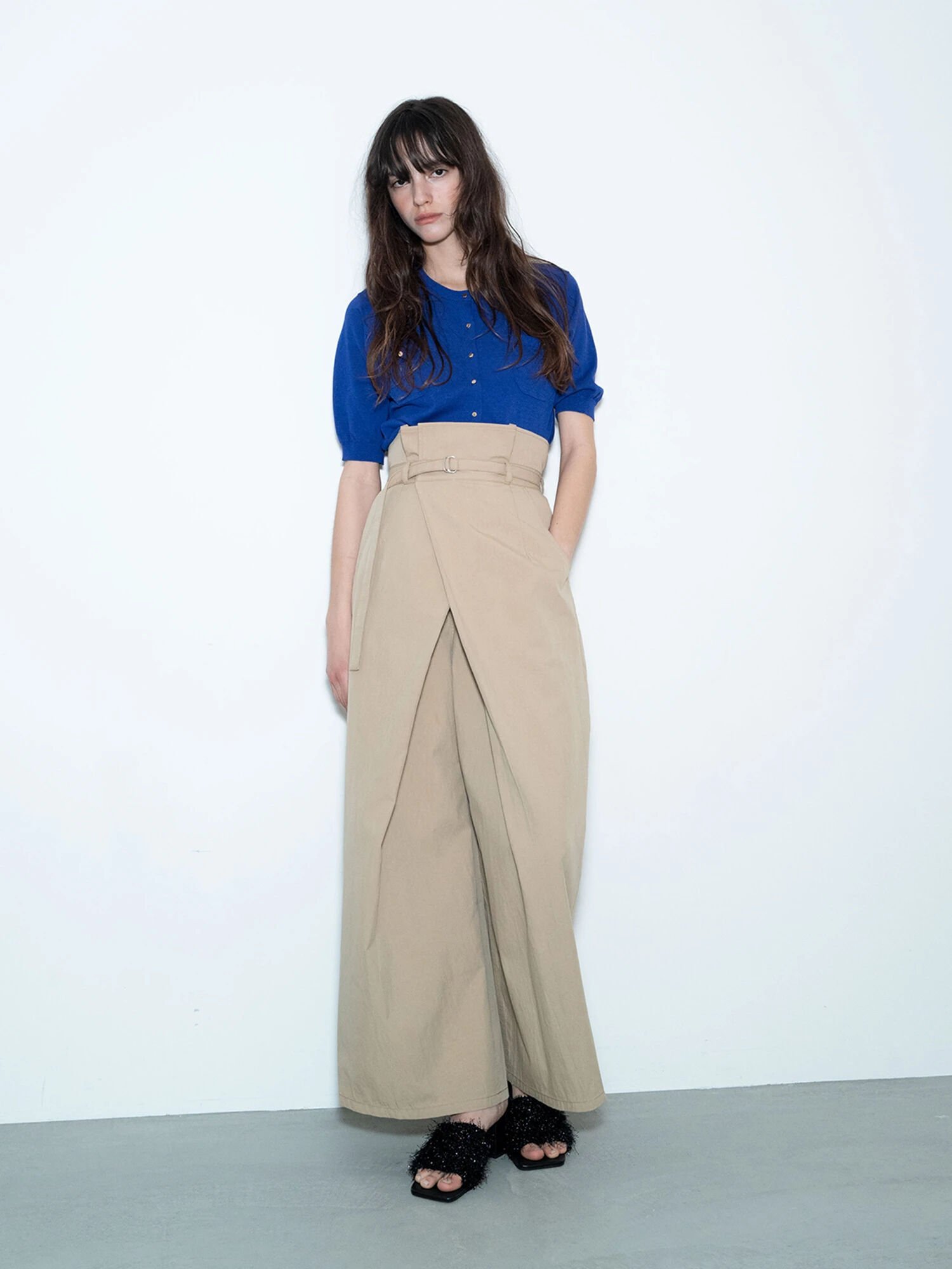 【SALE／60%OFF】Te chichi ハイウエストワイドチノパンツ《2025summer catalog item》 テチチ パンツ ..