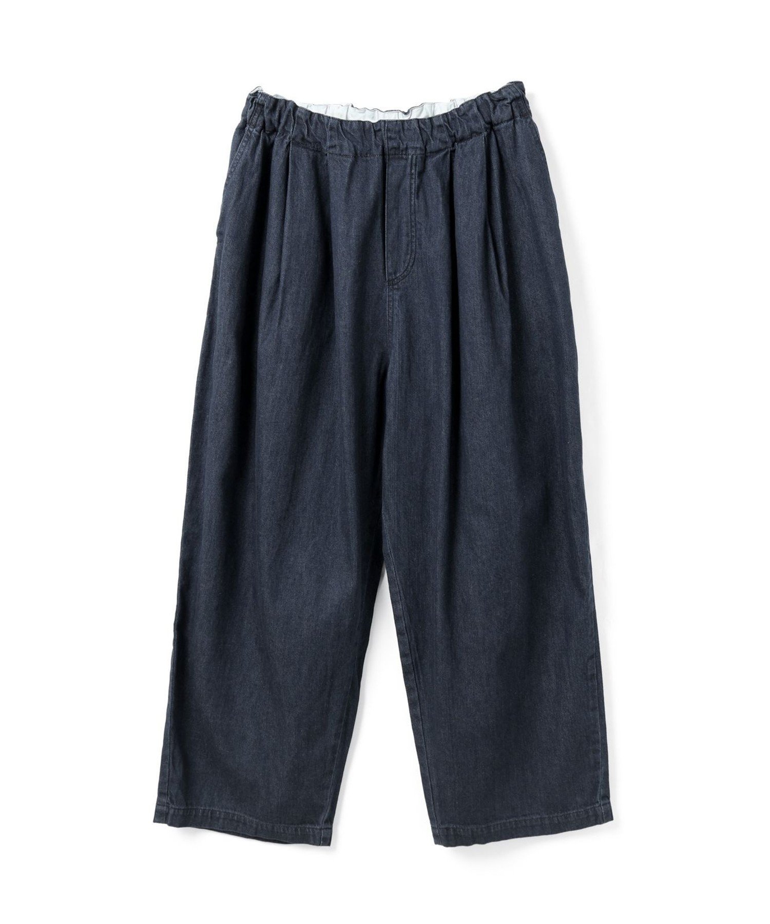 mizuiro ind mizuiro ind デニムタックワイドパンツ マーコート パンツ その他のパンツ