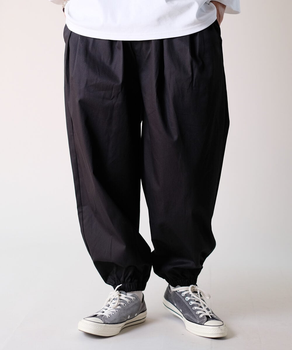 rehacer rehacer/(U)Balloon Easy Wide Pants レアセル パンツ その他のパンツ ベージュ ネイビー ブラック