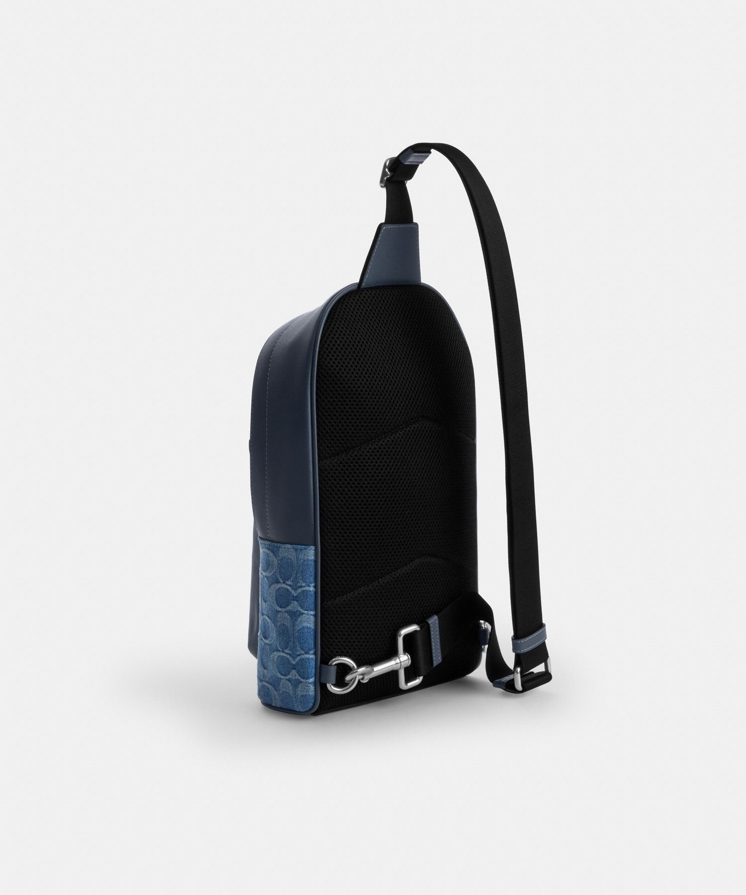 COACH OUTLET 【公式】ウエスト パック・シグネチャー デニム コーチ　アウトレット バッグ ボディバッグ・ウエストポーチ ブルー【送料無料】