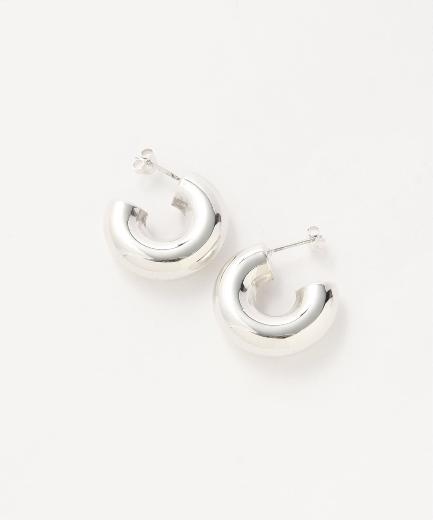 SCALABLANCHE SCALABLANCHE/(W)Big中空フープピアス(SV925) スカラ アクセサリー・腕時計 ピアス シルバー【送料無料】