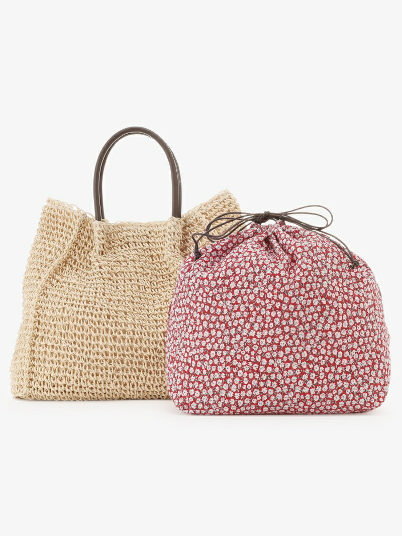 【SALE／40%OFF】Afternoon Tea ペーパートートバッグ アフタヌーンティー・リビング バッグ トートバッグ ホワイト ブラウンのサムネイル