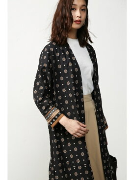 【SALE/50%OFF】AZUL by moussy 《3/31 12時までWEB限定価格》小紋花柄コーディガン アズールバイマウジー カットソー【RBA_S】【RBA_E】