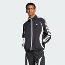 adidas 【公式】アディダス adidas アディカラー チームガイスト トラックトップ(ジャージ... アディダス スポーツ・アウトドア用品 トレーニング・フィットネス用品 ブラック【送料無料】