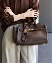 JOURNAL STANDARD 《予約》【AULENTTI/オウレンティ】バックルツキMINI BOSTON ジャーナル スタンダード バッグ ボストンバッグ ブラック ブラウン【送料無料】