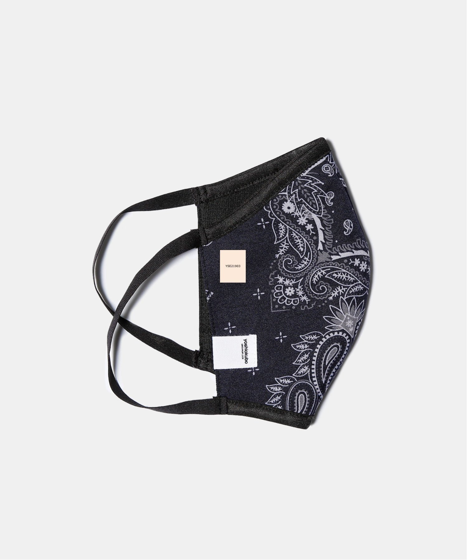 【SALE/50%OFF】yoshiokubo yoshiokubo/(U)FACE MASK(PAISLEY) ヨシオクボ ファッション雑貨 マスク ネイビー