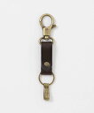 URBAN RESEARCH ITEMS UNIVERSAL OVERALL Leather Key Holder B アーバンリサーチアイテムズ ファッション雑貨 チャーム・キーチェーン ブラウン ブラック