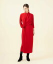 Sybilla 【SMART DRESS】スカーフデザインドレス シビラ ワンピース・ドレス ドレス ブルー グリーン レッド【送料無料】