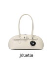 jouetie 【jouetie】ハートチャーム付 ワイドボストンバッグ スタイルコード バッグ ボストンバッグ ホワイト ブラック【送料無料】(4)