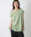 【SALE/30%OFF】JEANASIS サスティナブルライトビンテージミニウラケ FS ジーナシス トップス カットソー・Tシャツ グリーン グレー ホワイト ブラック【送料無料】