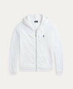POLO RALPH LAUREN コットン フリース フルジップ フーディ ラルフローレン トップス パーカー・フーディー ホワイト【送料無料】