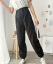 【SALE/35%OFF】Dewlily 【Dewlily】カーゴ風ジョガーパンツ アミュレット パンツ その他のパンツ ブラック カーキグリーン