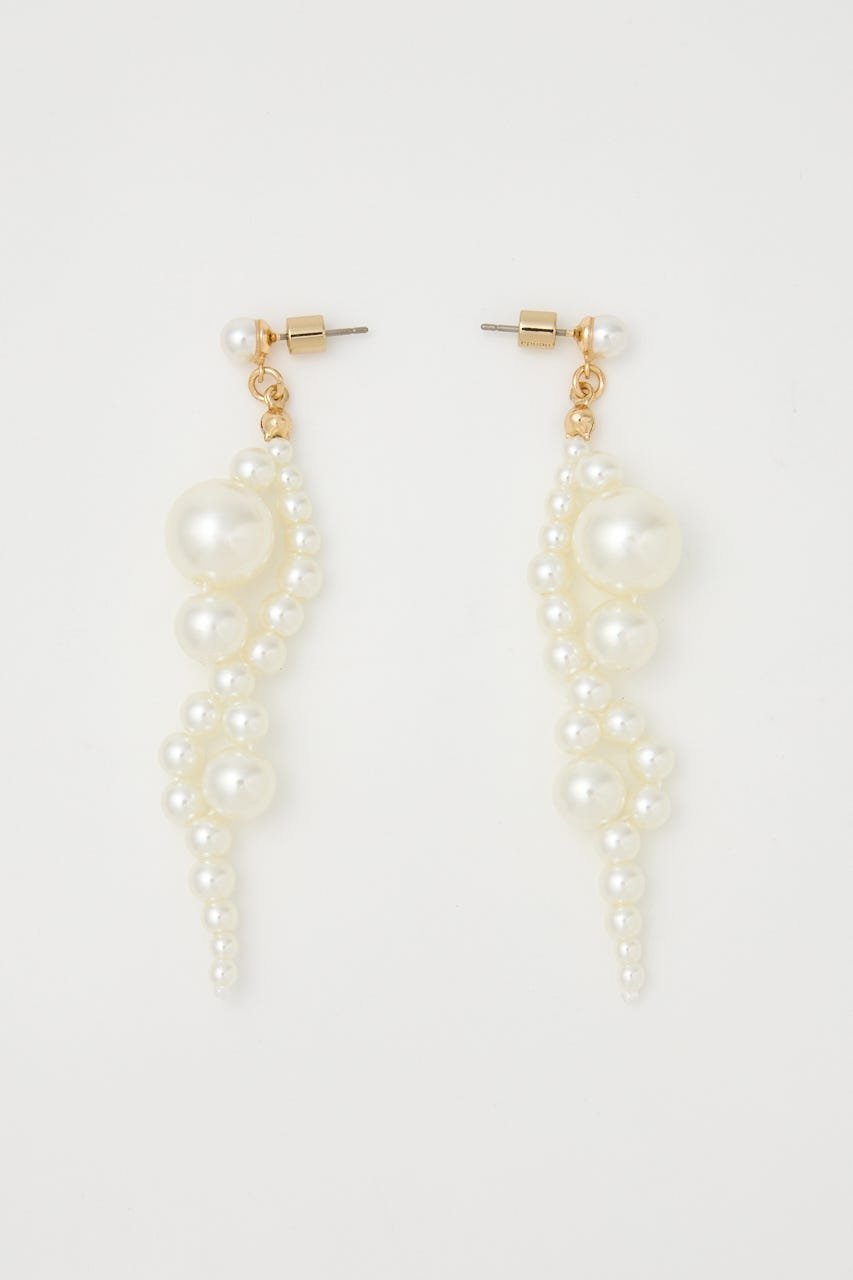 rienda フェイクパールループピアス リエンダ アクセサリー・腕時計 その他のアクセサリー・腕時計