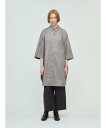 mizuiro ind mizuiro ind ラップライクイージーパンツ マーコート パンツ その他のパンツ グレー ブラック ネイビー【送料無料】