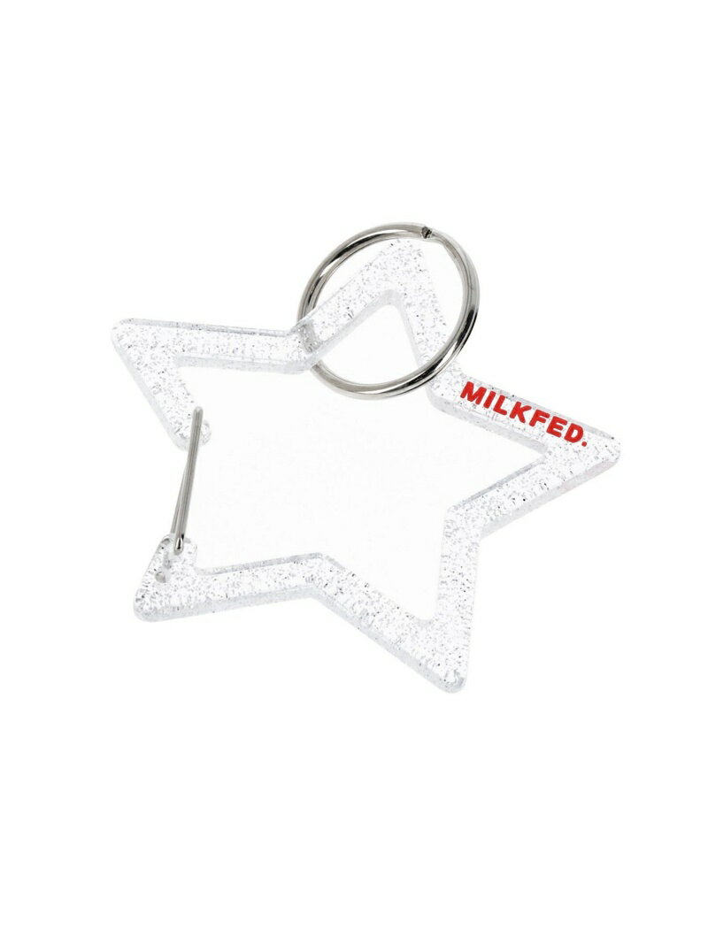 MILKFED. N STAR CARABINER ミルクフェド ファッション雑貨 チャーム・キーチェーン ブラック レッド ピンク イエロー