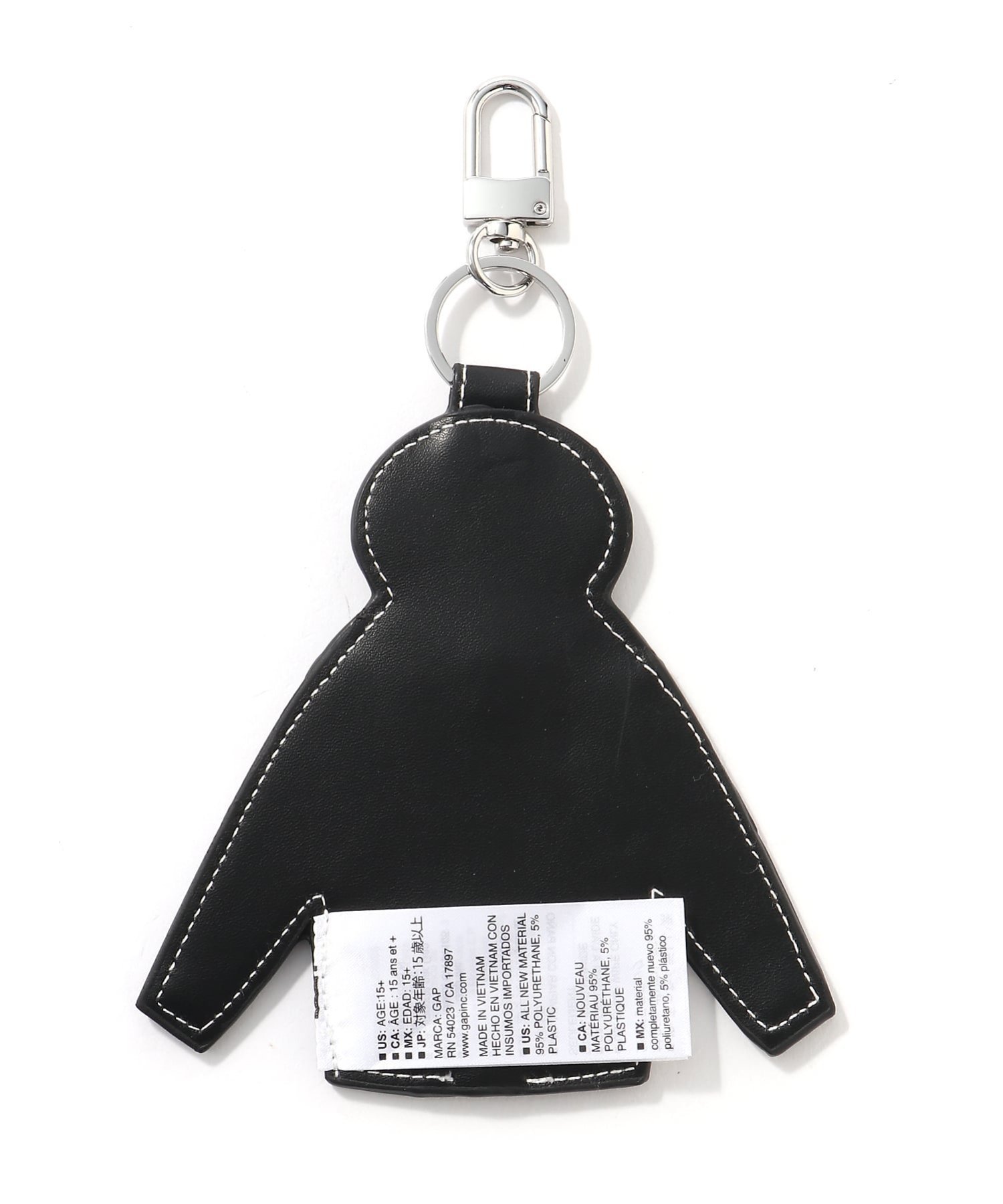 GAP (W)GAPロゴ パーカー キーホルダー・チャーム ギャップ ファッション雑貨 チャーム・キーチェーン ピンク ブラック