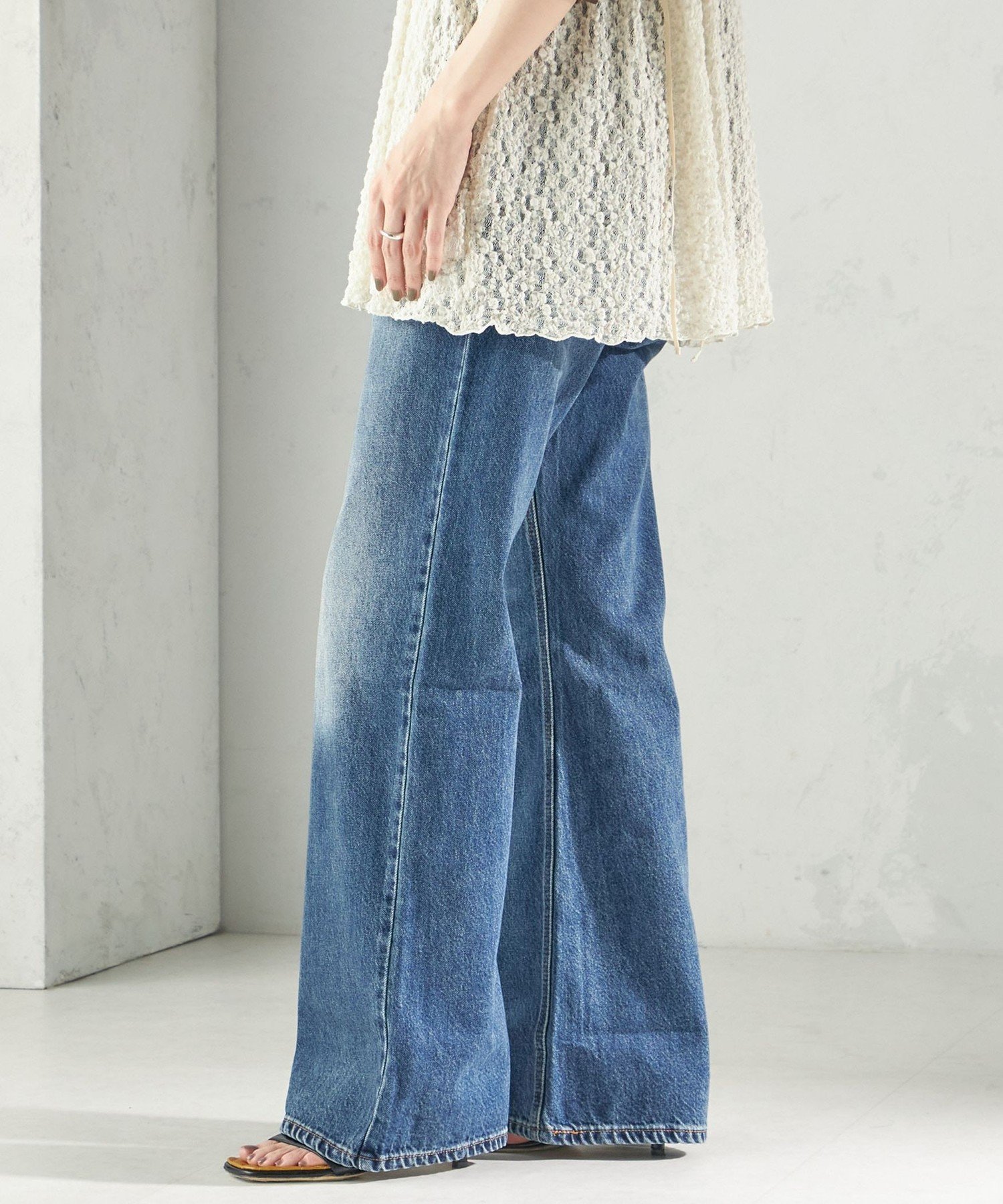 SHIPS WOMEN Levi's: LOOSE BOOT 26AW シップス パンツ ジーンズ・デニムパンツ ブルー【送料無料】