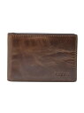 フォッシル 二つ折り財布 メンズ FOSSIL FOSSIL/(M)DERRICK MONEY CLIP BIFOLD ML3684201 フォッシル 財布・ポーチ・ケース 財布 ブラウン【送料無料】