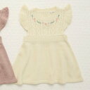 branshes 【ベビー/あったかニット】刺繍入りニットジャンパースカート ブランシェス マタニティウェア・ベビー用品 ロンパース・カバーオール ピンク ホワイト